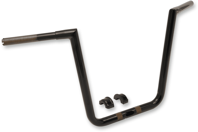 LA CHOPPERS 0601-3845 1-1/4" Hefty Twin Peaks Handlebar - 19" - Black — image 2 of 2