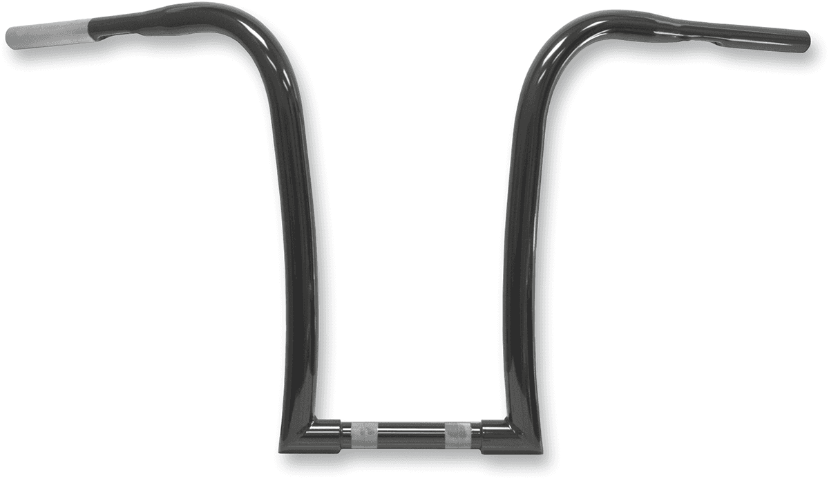LA CHOPPERS 0601-4044 Nice Curves Ape Hanger Handlebar - 1-1/4" Diameter - 16" Rise - Black