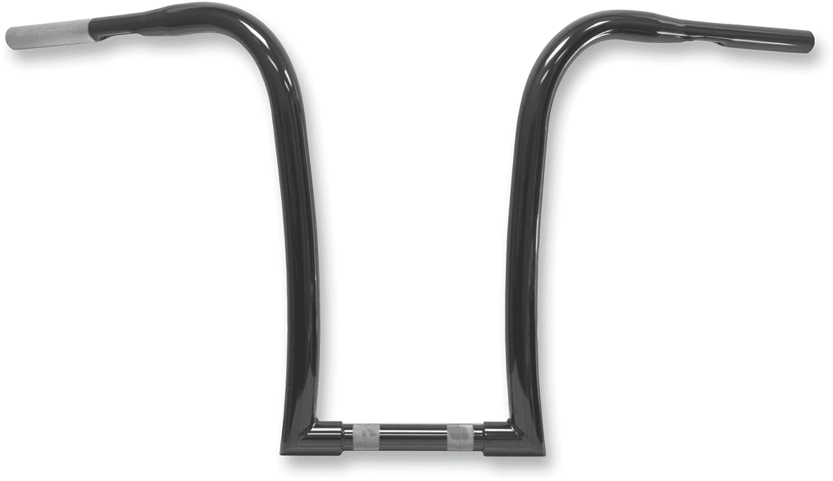 LA CHOPPERS 0601-4044 Nice Curves Ape Hanger Handlebar - 1-1/4" Diameter - 16" Rise - Black