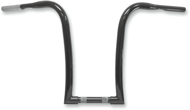 LA CHOPPERS 0601-4044 Nice Curves Ape Hanger Handlebar - 1-1/4" Diameter - 16" Rise - Black