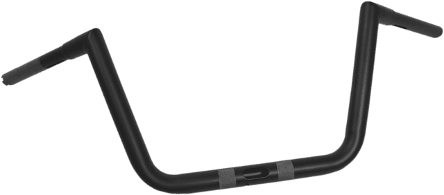 LA CHOPPERS 0601-4047 1-1/4" Hefty Twin Peaks Handlebar - 10" - Flat Black