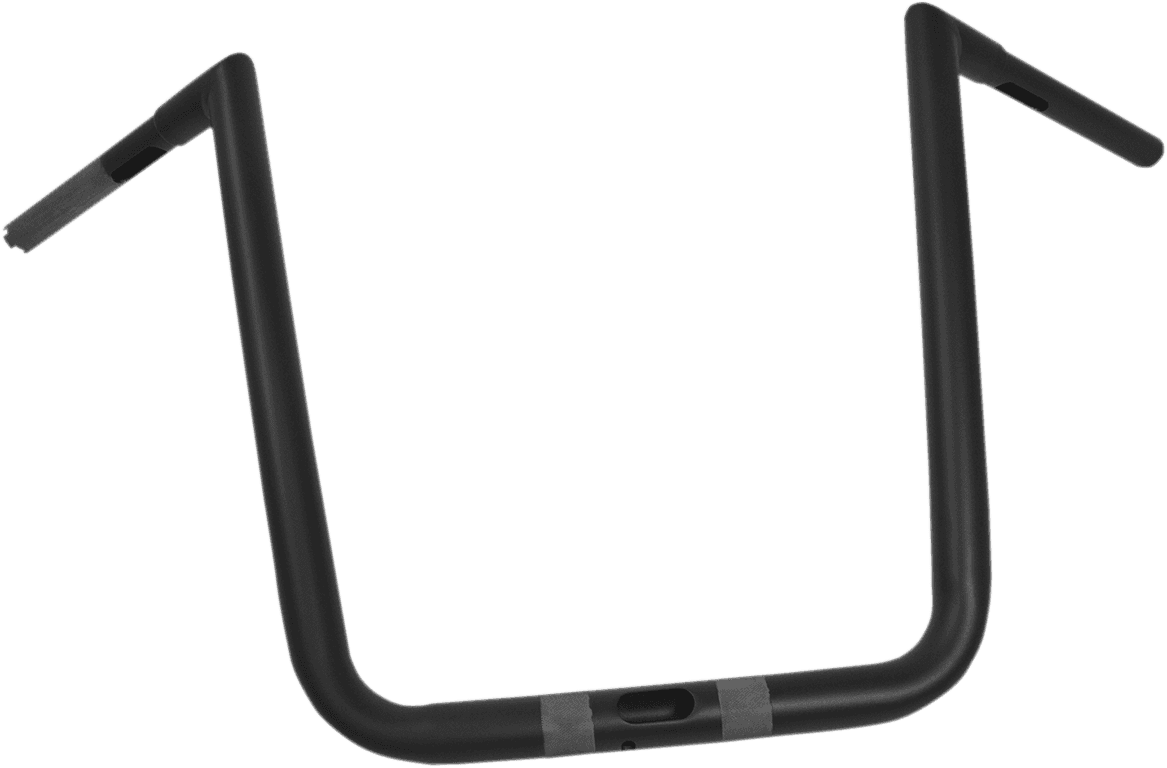 LA CHOPPERS 0601-4049 1-1/4" Hefty Twin Peaks Handlebar - 16" - Flat Black