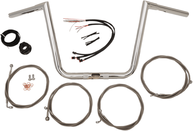 LA CHOPPERS 0601-4060 Ape Hanger Handlebar Kit - 13" - Chrome — image 1 of 2