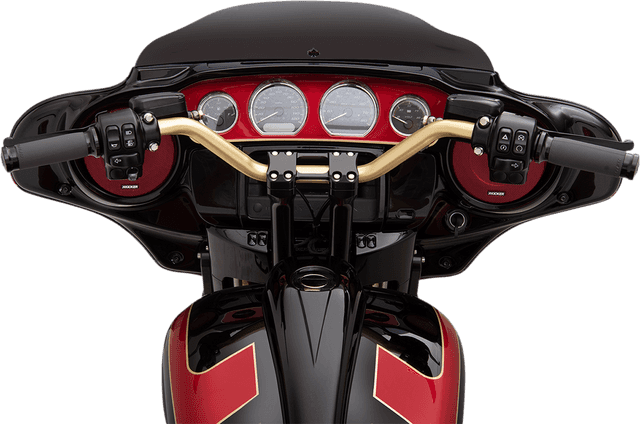 THRASHIN SUPPLY CO. 0601-4144 1" Handlebar - Mid Bend - Black — image 2 of 3