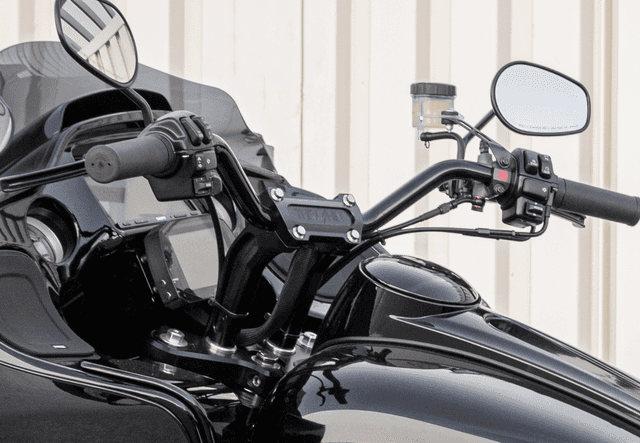 THRASHIN SUPPLY CO. 0601-4146 1" Handlebar - High Bend - Black — image 2 of 2