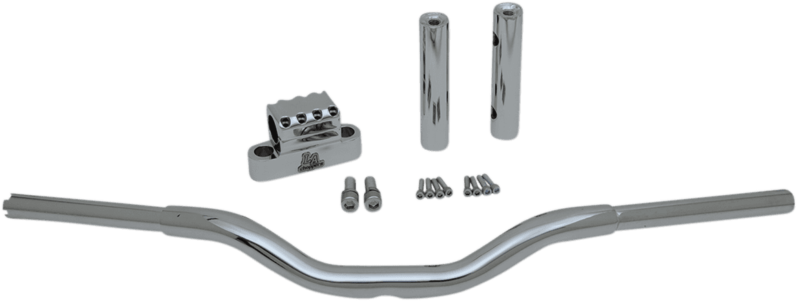 LA CHOPPERS 0601-4448 Kage Fighter-T Handlebar - 10" - Chrome