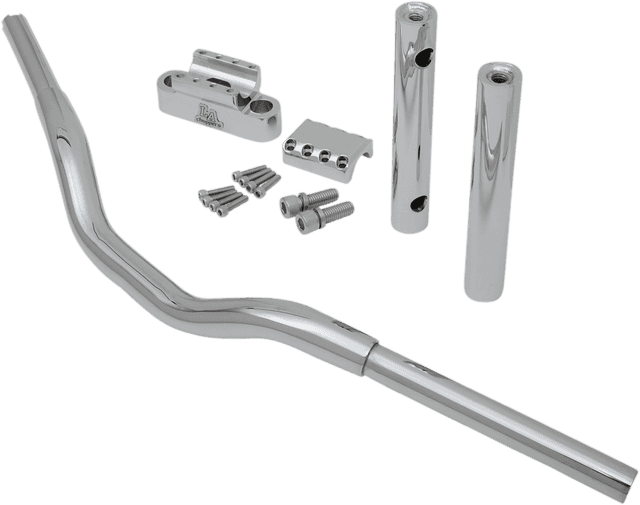 LA CHOPPERS 0601-4451 Kage Fighter-T Handlebar - 12" - Chrome — image 3 of 4