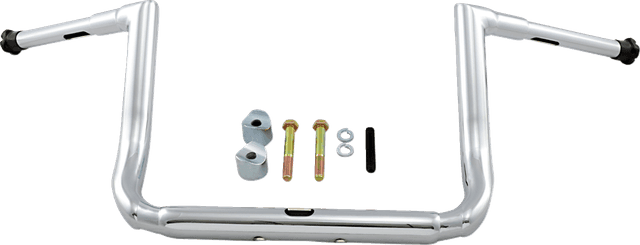 LA CHOPPERS 0601-4489 1-1/2" Grande Twin Peaks Touring Handlebar - 12" - Chrome — image 1 of 3