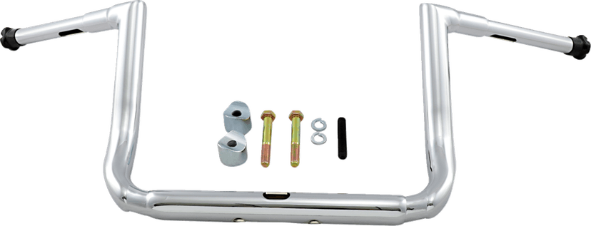 LA CHOPPERS 0601-4489 1-1/2" Grande Twin Peaks Touring Handlebar - 12" - Chrome — image 1 of 3