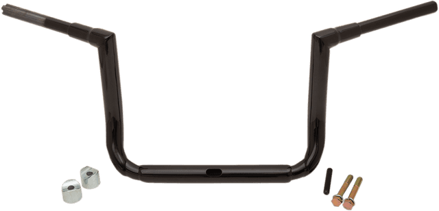 LA CHOPPERS 0601-4490 1-1/2" Grande Twin Peaks Touring Handlebar - 12" - Black — image 2 of 3