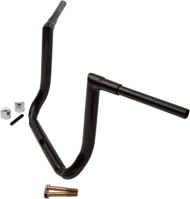 LA CHOPPERS 0601-4493 1-1/2" Grande Twin Peaks Touring Handlebar - 14" - Black — image 2 of 2