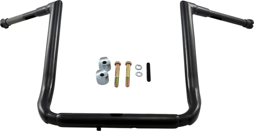 LA CHOPPERS 0601-4496 1-1/2" Grande Twin Peaks Touring Handlebar - 16" - Black — image 1 of 3