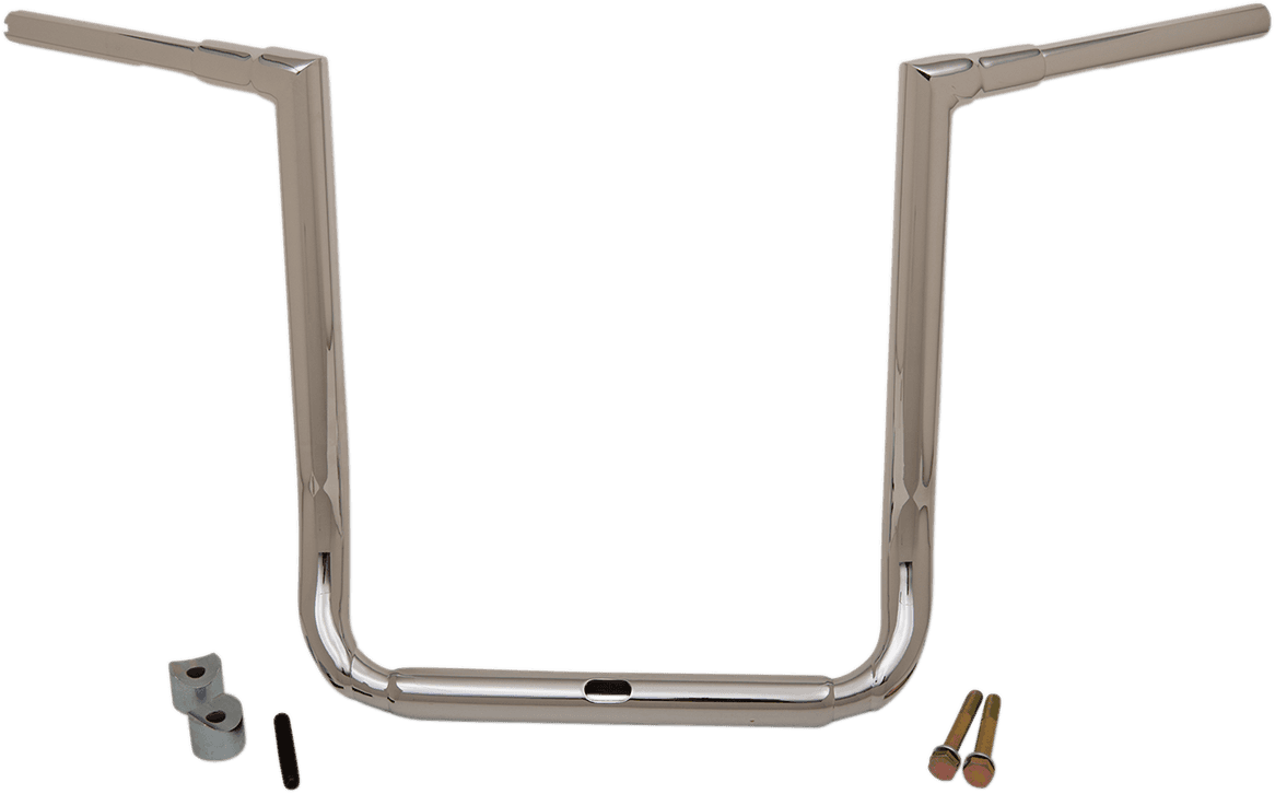LA CHOPPERS 0601-4498 1-1/2" Grande Twin Peaks Touring Handlebar - 18" - Chrome