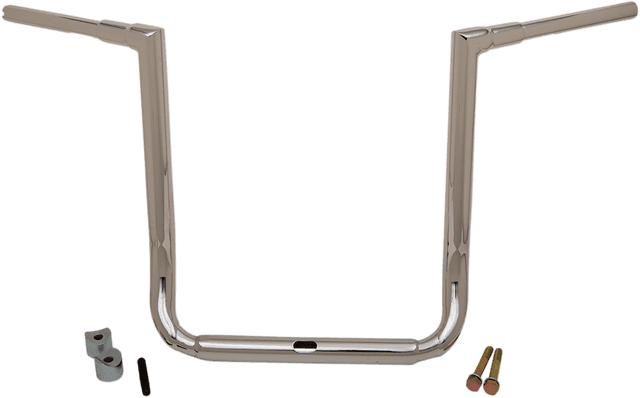 LA CHOPPERS 0601-4498 1-1/2" Grande Twin Peaks Touring Handlebar - 18" - Chrome — image 1 of 2