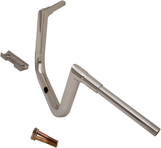 LA CHOPPERS 0601-4504 1-1/2" Grande Twin Peaks Touring Handlebar - 10" - Chrome — image 2 of 3