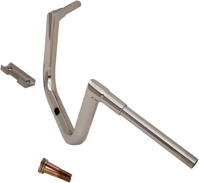 LA CHOPPERS 0601-4504 1-1/2" Grande Twin Peaks Touring Handlebar - 10" - Chrome — image 2 of 3