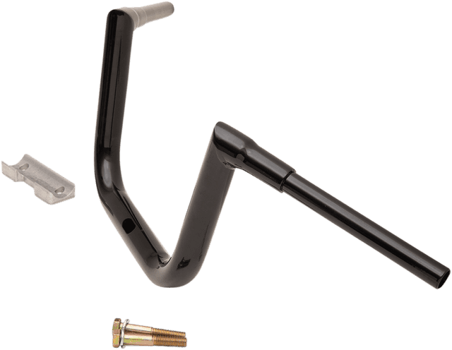 LA CHOPPERS 0601-4505 1-1/2" Grande Twin Peaks Touring Handlebar - 10" - Black — image 2 of 2