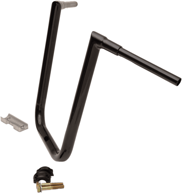 LA CHOPPERS 0601-4514 1-1/2" Grande Twin Peaks Touring Handlebar - 19" - Black — image 2 of 2