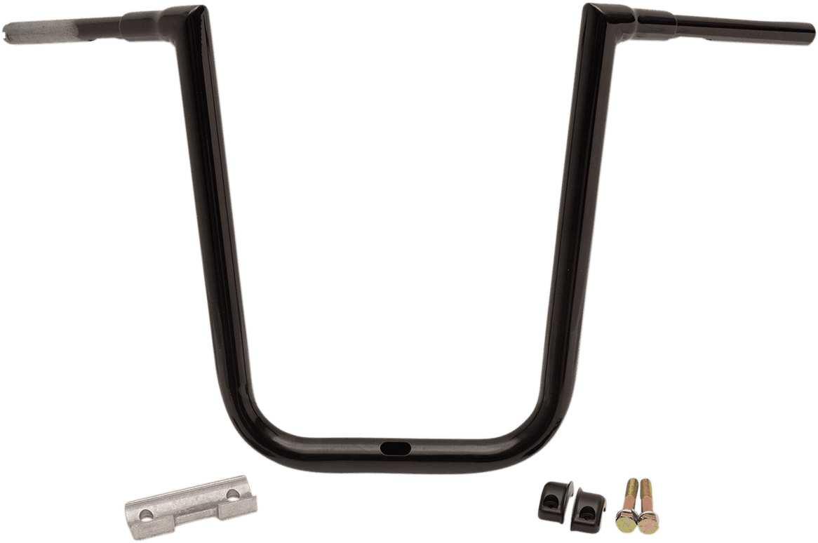 LA CHOPPERS 0601-4514 1-1/2" Grande Twin Peaks Touring Handlebar - 19" - Black