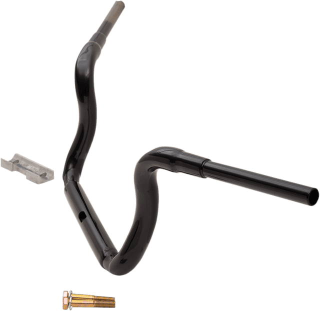 LA CHOPPERS 0601-4517 1-1/2" Grande Touring Ape Hanger Handlebar - 10" - Black — image 2 of 2