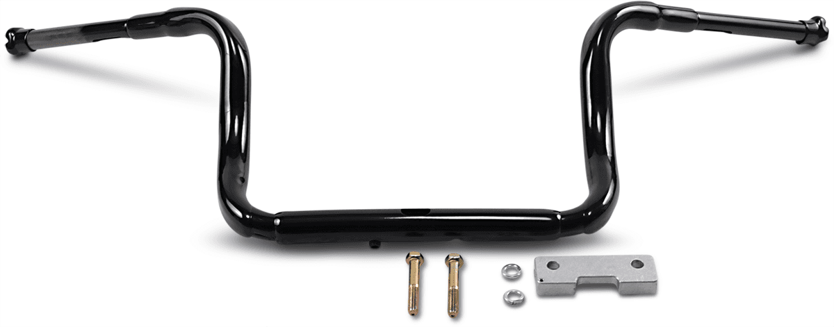 LA CHOPPERS 0601-4520 1-1/2" Grande Touring Ape Hanger Handlebar - 12" - Black