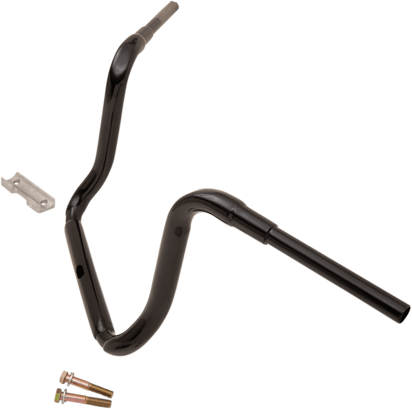 LA CHOPPERS 0601-4523 1-1/2" Grande Touring Ape Hanger Handlebar - 14" - Black — image 2 of 2