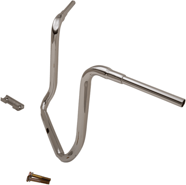 LA CHOPPERS 0601-4528 1-1/2" Grande Touring Ape Hanger Handlebar - 18" - Chrome — image 3 of 4