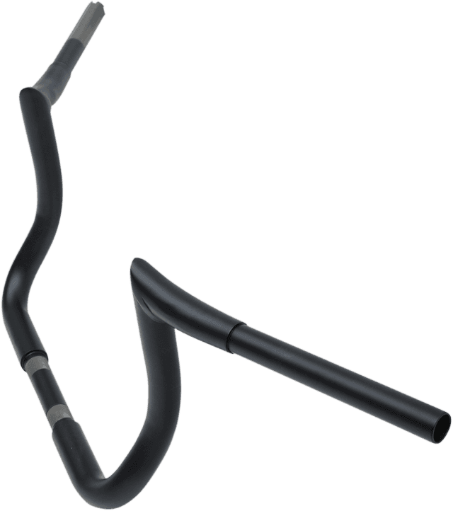 LA CHOPPERS 0601-4542 1-1/4" Prime Ape Bagger Handlebar - 10" - Matte Black — image 2 of 2