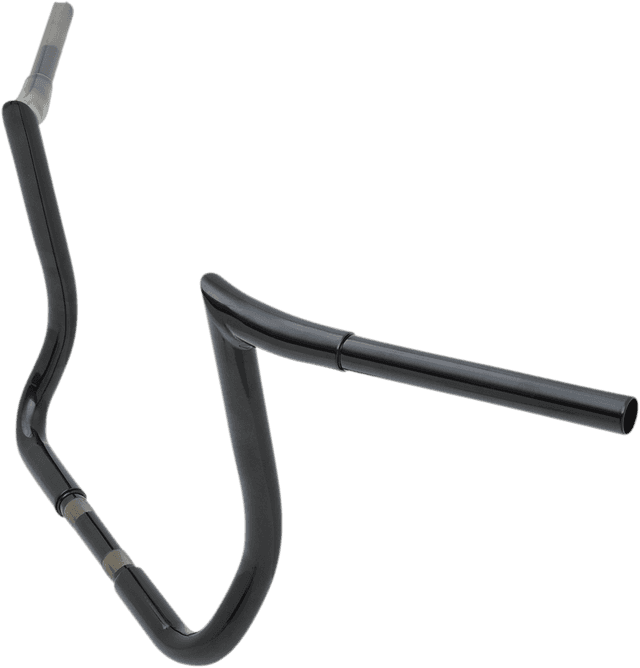 LA CHOPPERS 0601-4544 1-1/4" Prime Ape Bagger Handlebar - 13" - Black — image 2 of 2