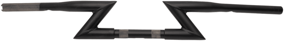 LA CHOPPERS 0601-4604 1-1/4" Z-Bar Style Handlebar - Outlaw - 1-1/4" - Flat Black