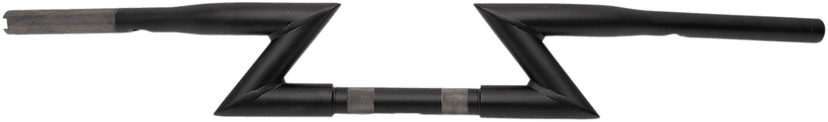 LA CHOPPERS 0601-4604 1-1/4" Z-Bar Style Handlebar - Outlaw - 1-1/4" - Flat Black — image 1 of 2