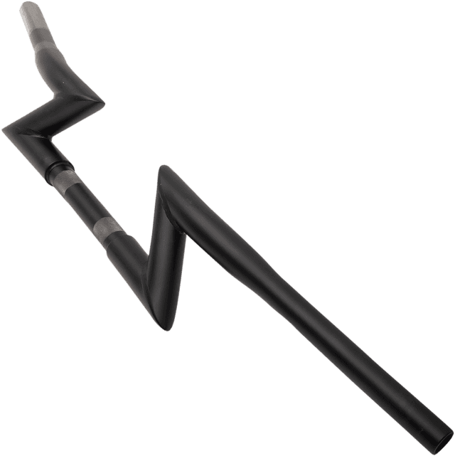 LA CHOPPERS 0601-4604 1-1/4" Z-Bar Style Handlebar - Outlaw - 1-1/4" - Flat Black — image 2 of 2