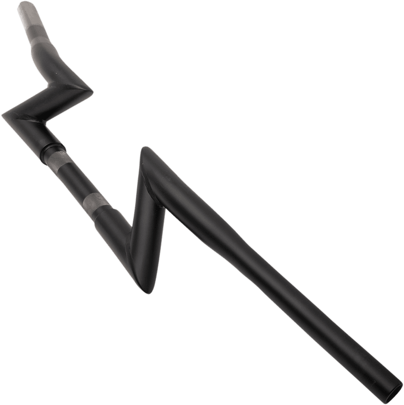 LA CHOPPERS 0601-4604 1-1/4" Z-Bar Style Handlebar - Outlaw - 1-1/4" - Flat Black — image 2 of 2
