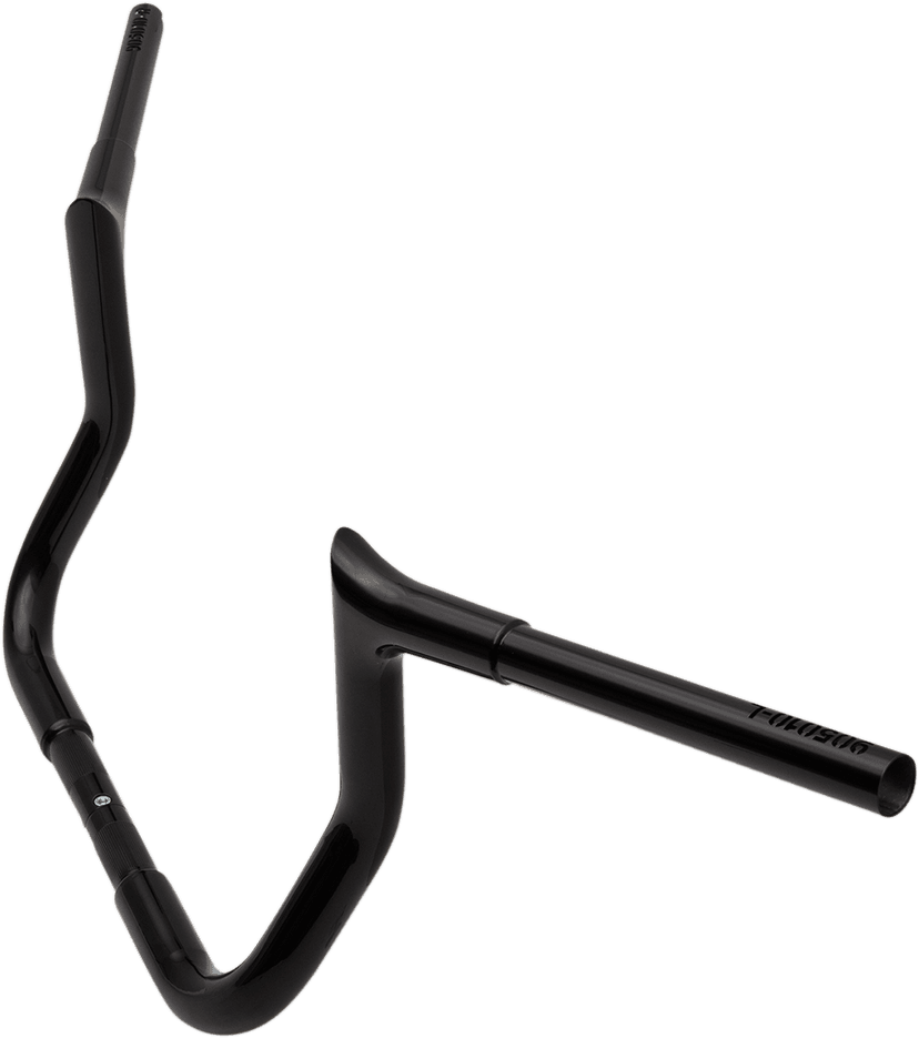 FAT BAGGERS INC. 0601-4747 1-1/4" EZ Install Pointed Top Handlebar - 10" - Black — image 3 of 3