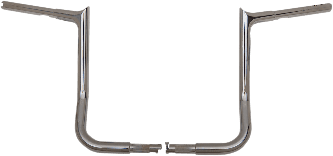 FAT BAGGERS INC. 0601-4750 1-1/4" EZ Install Pointed Top Handlebar - 14" - Chrome