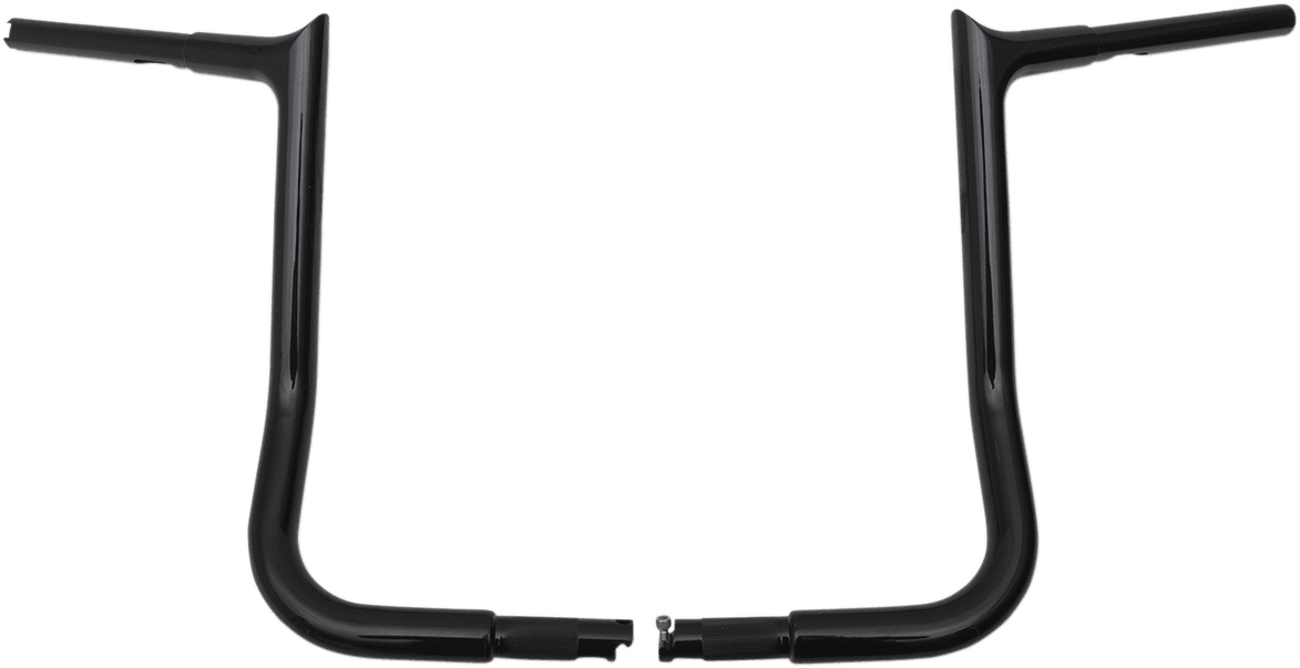 FAT BAGGERS INC. 0601-4751 1-1/4" EZ Install Pointed Top Handlebar - 14" - Black