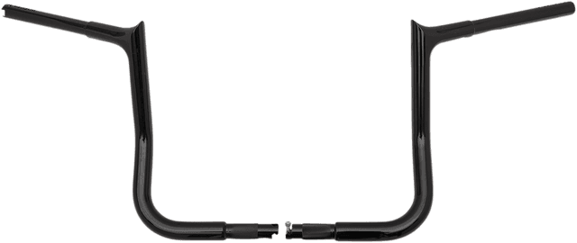 FAT BAGGERS INC. 0601-4753 1-1/4" EZ Install Pointed Top Handlebar - 16" - Black — image 2 of 8