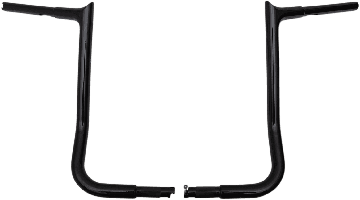 FAT BAGGERS INC. 0601-4753 1-1/4" EZ Install Pointed Top Handlebar - 16" - Black