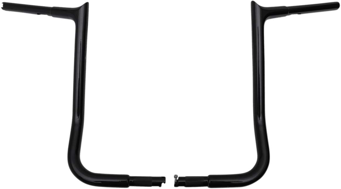 FAT BAGGERS INC. 0601-4753 1-1/4" EZ Install Pointed Top Handlebar - 16" - Black