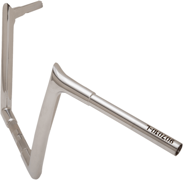 FAT BAGGERS INC. 0601-4754 1-1/4" EZ Install Pointed Top Handlebar - 10" - Chrome — image 8 of 8