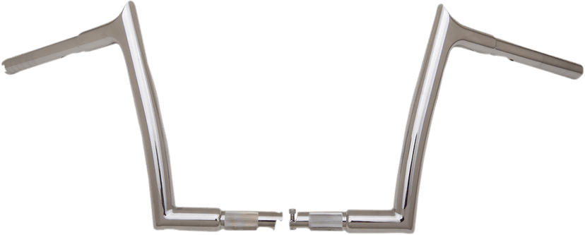FAT BAGGERS INC. 0601-4754 1-1/4" EZ Install Pointed Top Handlebar - 10" - Chrome — image 1 of 8