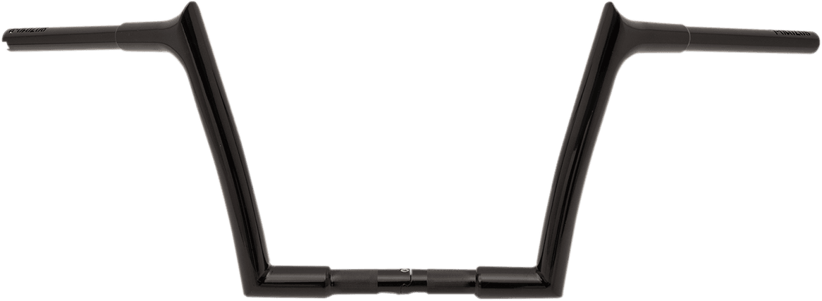 FAT BAGGERS INC. 0601-4755 1-1/4" EZ Install Pointed Top Handlebar - 10" - Black