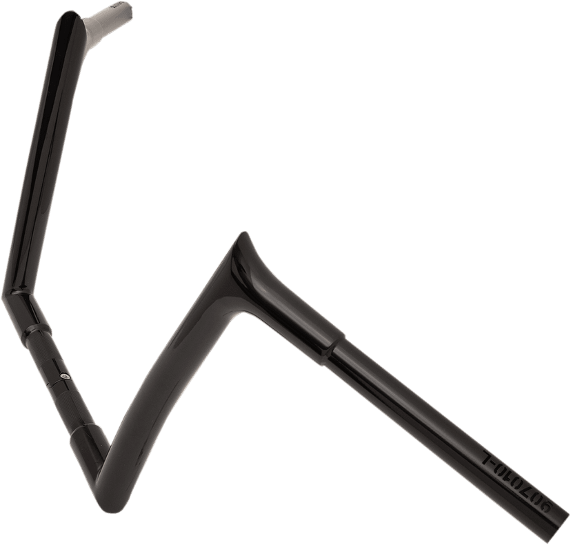 FAT BAGGERS INC. 0601-4755 1-1/4" EZ Install Pointed Top Handlebar - 10" - Black — image 6 of 7