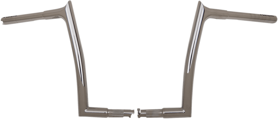 FAT BAGGERS INC. 0601-4756 1-1/4" EZ Install Pointed Top Handlebar - 12" - Chrome
