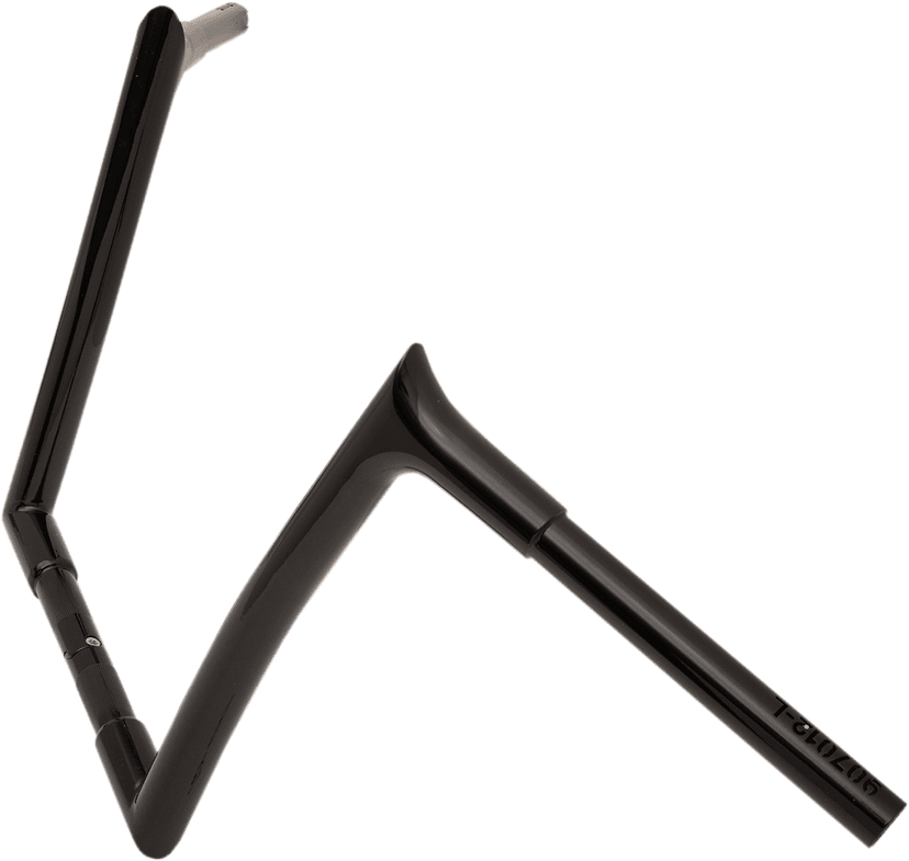 FAT BAGGERS INC. 0601-4757 1-1/4" EZ Install Pointed Top Handlebar - 12" - Black — image 8 of 8