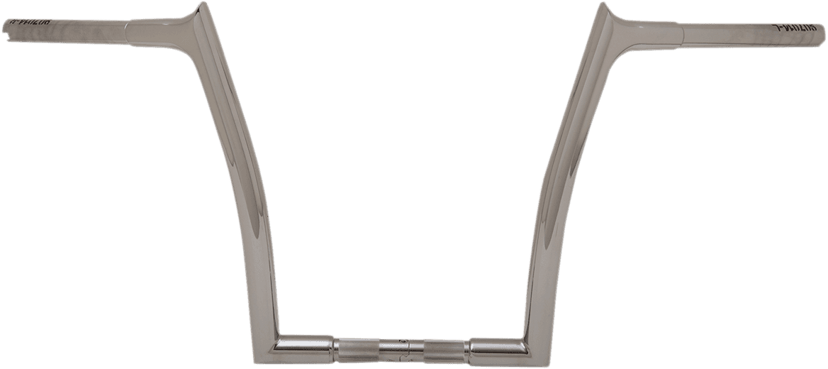 FAT BAGGERS INC. 0601-4758 1-1/4" EZ Install Pointed Top Handlebar - 14" - Chrome