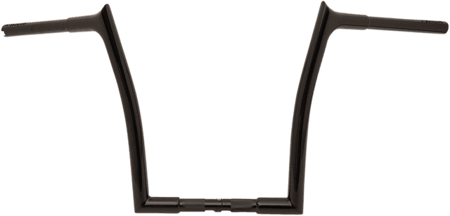 FAT BAGGERS INC. 0601-4759 1-1/4" EZ Install Pointed Top Handlebar - 14" - Black — image 1 of 7