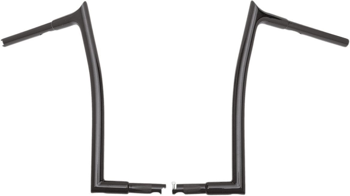 FAT BAGGERS INC. 0601-4761 1-1/4" EZ Install Pointed Top Handlebar - 16" - Black