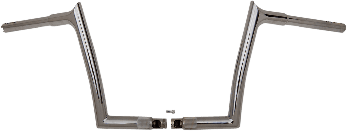 FAT BAGGERS INC. 0601-4762 1-1/4" EZ Install Pointed Top Handlebar - 10" - Chrome