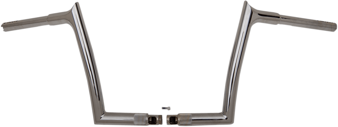 FAT BAGGERS INC. 0601-4762 1-1/4" EZ Install Pointed Top Handlebar - 10" - Chrome